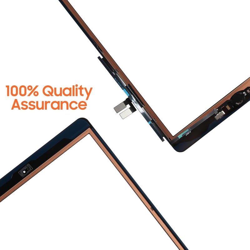 AGCUT for iPad 7th/8th Generation Screen Replacement for iPad 10.2 A2270 A2428 A2197 A2200 Screen Replacement for iPad 8 Digitizer Touch Glass Sensor Black+Home Button+Installation Video - Image 4